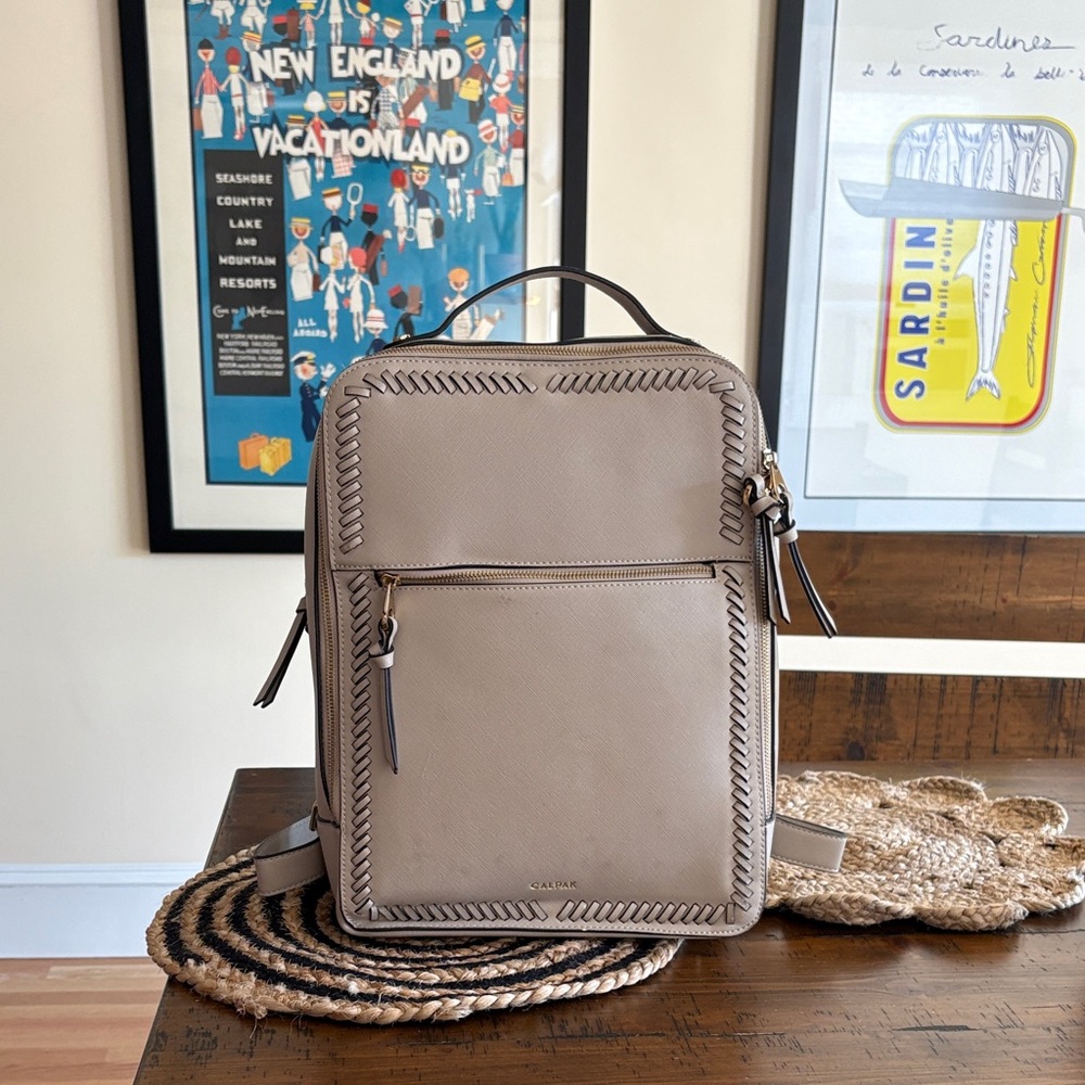 Calpak Leather Backpack